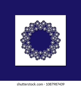 Stencil of openwork mandala. Template for laser cutting. Paper cut ornament.Vector oriental pattern in arabesque style.