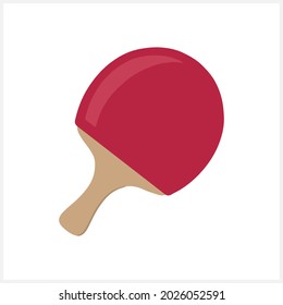 Stencil sports element isolated on white. Clipart ping pong. Vector stock illustration. EPS 10