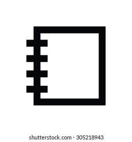 Steno Book Vector Icon 