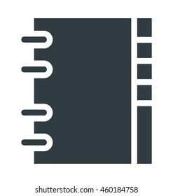 Steno Pad Vector Icon