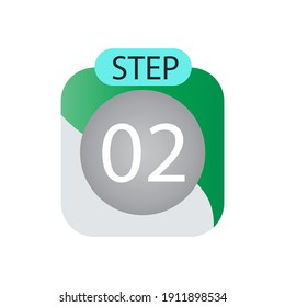 step 02 label vector template design illustration