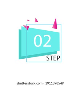 step 02 label vector template design illustration