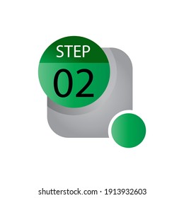 step 02 label vector template design illustration