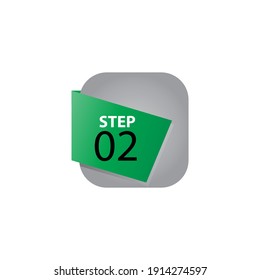 step 02 label vector template design illustration