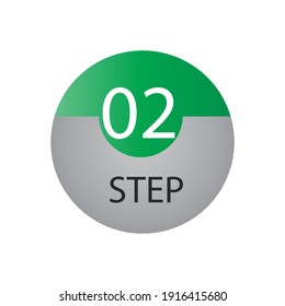 step 02 label vector template design illustration