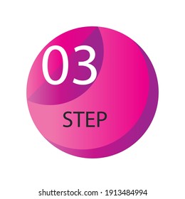 step 03 label vector template design illustration
