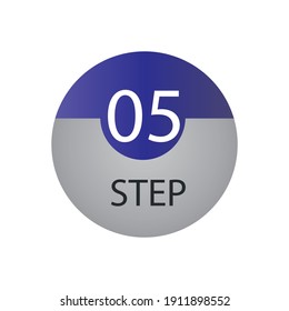 step 05 label vector template design illustration