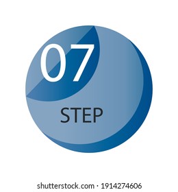 step 07 label vector template design illustration