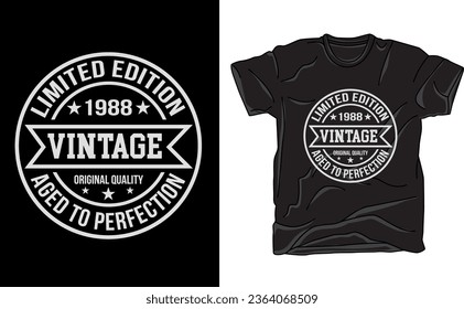 Step back in time with our vintage-themed T-shirt. Featuring classic designs and nostalgic motifs, it's the perfect choice for those who appreciate timeless fashion. Embrace vintage style today