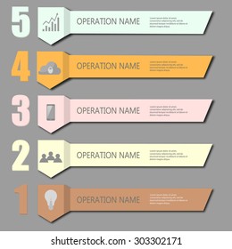 step by step to achieve increasing sales through a good idea and strong teamwork. Infographic Templates for Business