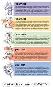 step by step colorful presentation template