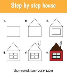 1,918 House Drawing Easy Images, Stock Photos & Vectors | Shutterstock