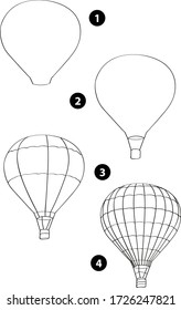 Step by step drawing