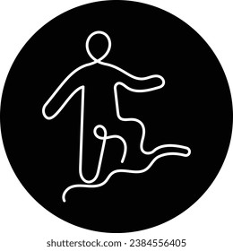 Step by Step Growth Icon. Elevating Success Ladder Personal Development Vector the Corporate Ladder. Climbing the Corporate Ladder