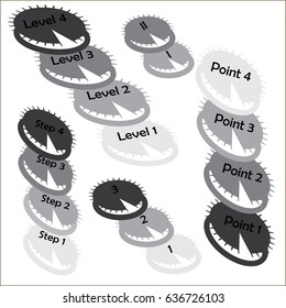 Step by step infographic