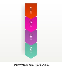 Step by step infographic design 3d boxes on simple background with numbers and text 
can be used for workflow layout, diagram, chart, number options, web design. 
