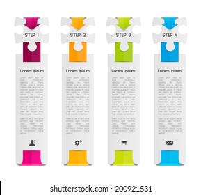 Step by step infographics