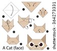 origami cat