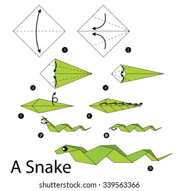 Origami Snake Images Stock Photos Vectors Shutterstock
