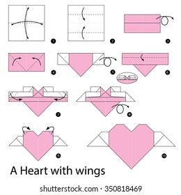 1000 Folded Origami Heart Stock Images Photos Vectors