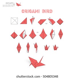 Origami Instructions Images Stock Photos Vectors