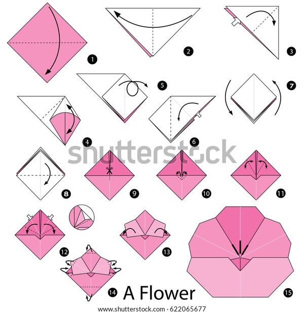 Step By Step Instructions How Make Stock Vector (Royalty Free) 622065677