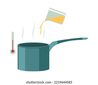 Step by preparation cake. Sweet bakery or cooking process. Baking ingredient or food preparation sign. Recipe element
