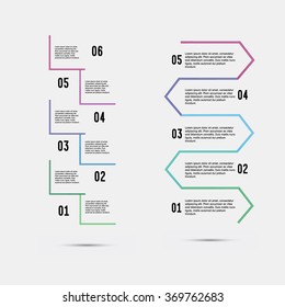 Step by step  vector design. Vector eps 10 illustration. Step by step template. Step by step quote icon. Quote form. Quote citation blank template. Blank template with information design quotes.