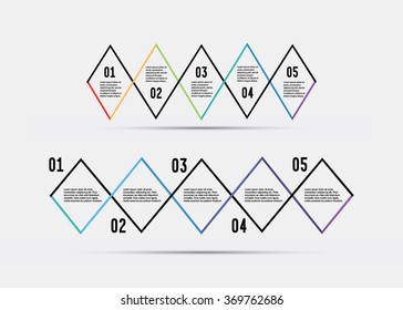Step by step  vector design. Vector eps 10 illustration. Step by step template. Step by step quote icon. Quote form. Quote citation blank template. Blank template with information design quotes.