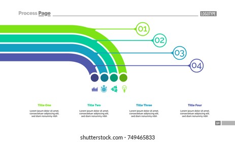 Step Chart with Four Elements Template