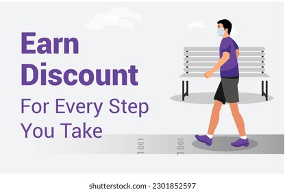 Step Count | Discount | Walking