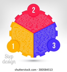 Step design. Business Infographics. Vector Graphs Elements. Infographic Element. Vector Illustrations.