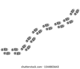 Footprints Path Images, Stock Photos & Vectors | Shutterstock