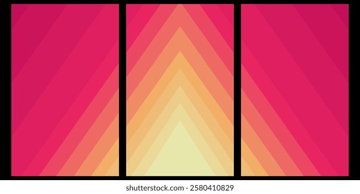 Step gradient background backed by the symbol rush series.modern design, printable posters, banners, template concept design. Vector illustrations.main colour are red,yellow,and maroon.