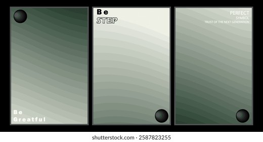 Step gradient background backed by the symbol rush series.modern design, printable posters, banners, template concept design. Vector illustrations.green mountain illustration
