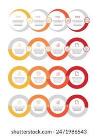 Gráficos escalonados, diagramas e infografías en un estilo simple, moderno y colorido. Conjunto de fuentes gráficas de diseño para informes, folletos, volantes, folletos, etc.