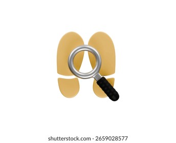 step icon 3d illustration render