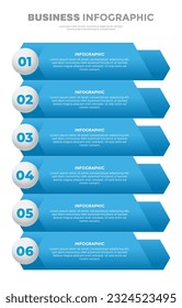 Step infographic business plan template