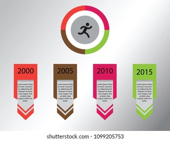 Step infographic element