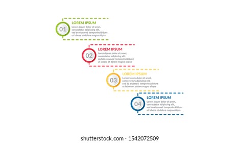 step infographic or process infographic design . business infographic concept for presentations, banner, workflow layout, process diagram, flow chart and how it work