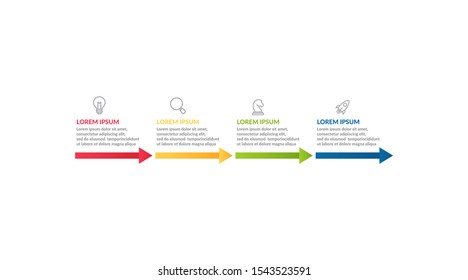 step infographic or process infographic design . business infographic concept for presentations, banner, workflow layout, process diagram, flow chart and how it work