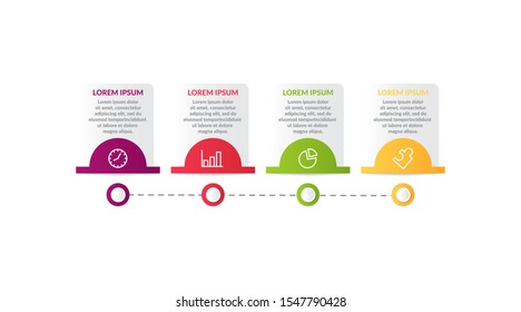 step infographic or process infographic template design . business infographic concept for presentations, banner, workflow layout, process diagram, flow chart and how it work