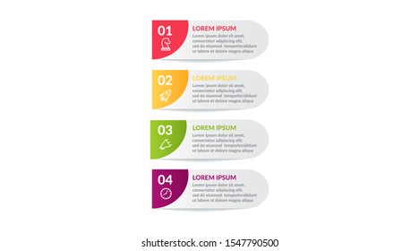 step infographic or process infographic template design . business infographic concept for presentations, banner, workflow layout, process diagram, flow chart and how it work