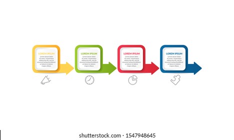 step infographic or process infographic template design . business infographic concept for presentations, banner, workflow layout, process diagram, flow chart and how it work