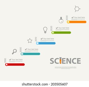 Step infographic template