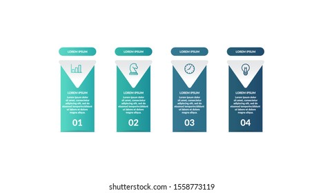 step infographic template for presentation