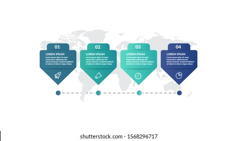 step infographic template for presentation