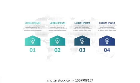 step infographic template for presentation