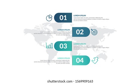 step infographic template for presentation