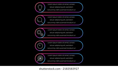 Step Infographics vector Illustration, Creative Infographics object vector.